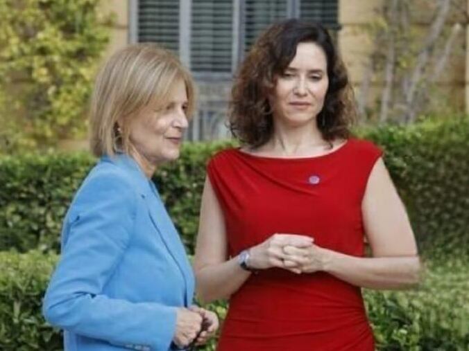 María José Garcia-Pelayo junto a la presidenta de la comunidad de Madrid, Ayuso