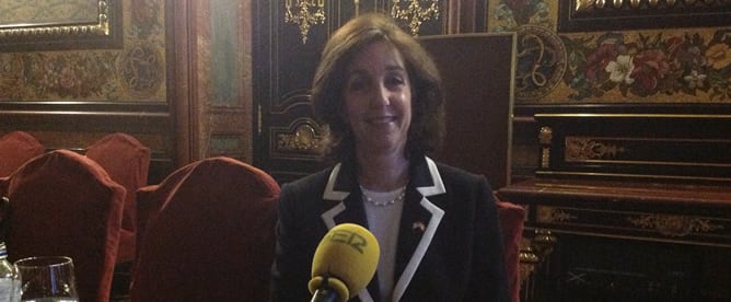 La Secretaria Adjunta para Latinoamérica del Gobierno de Obama, Roberta Jacobson, durante la entrevista