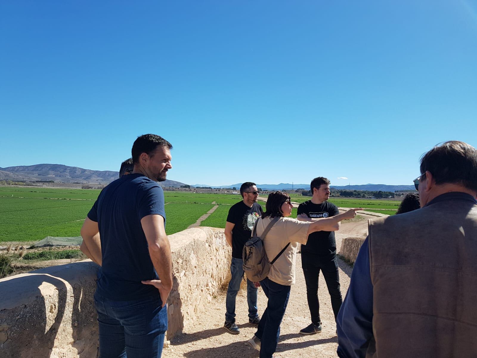 Momento de la visita