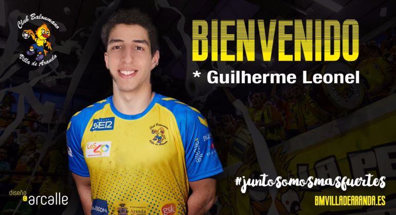 Creatividad del club anunciando la llegada del lateral brasileño.