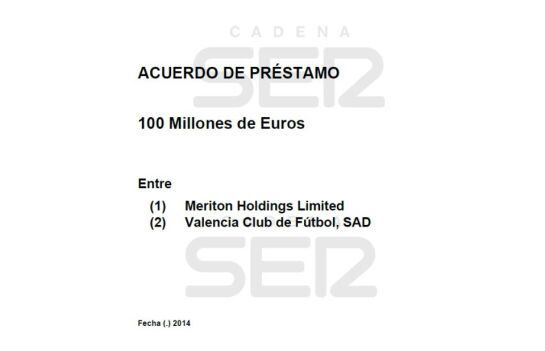 Contrato préstamo Lim al Valencia CF (traducido)