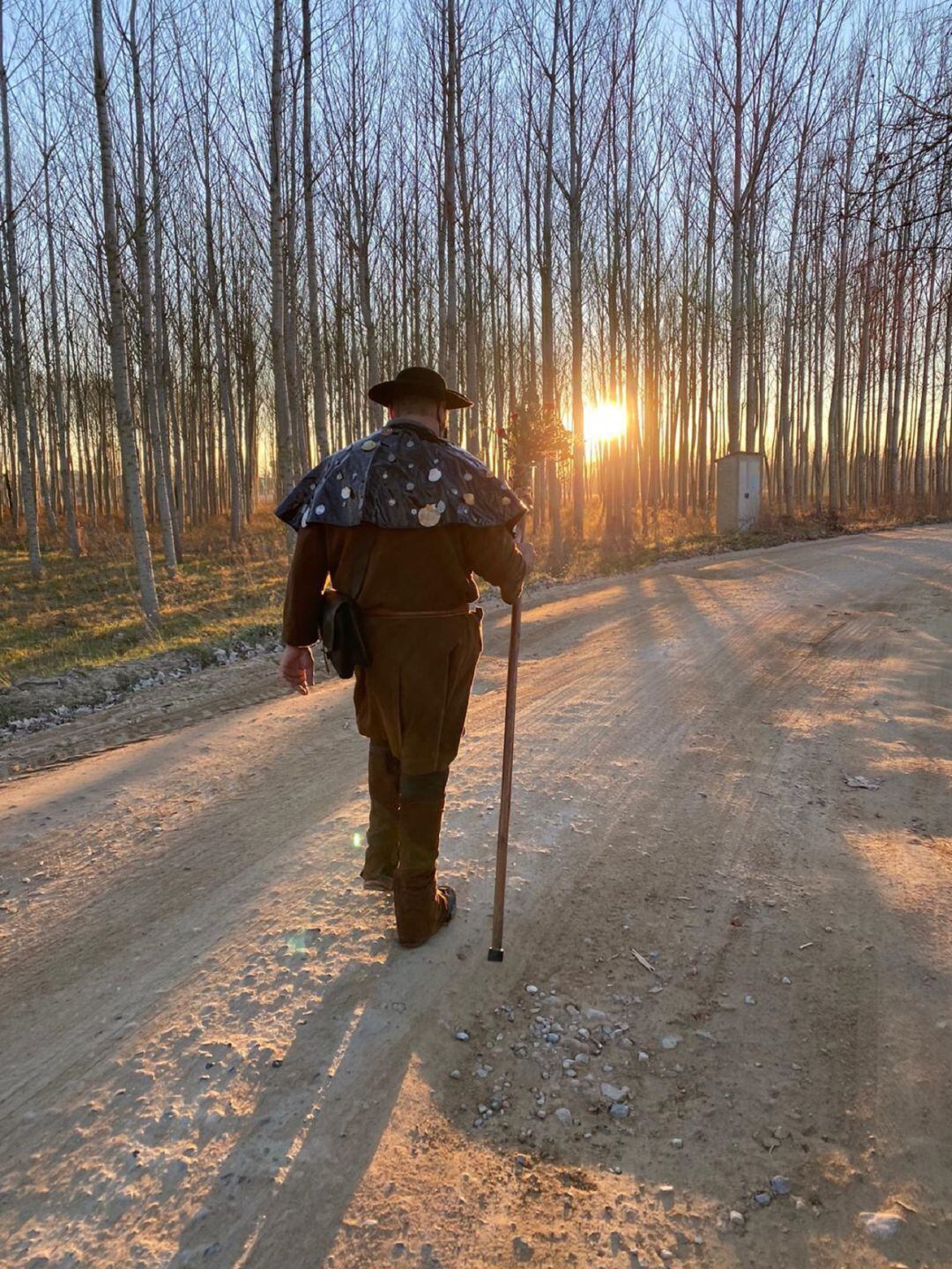 El Pare Pelegrí, tornant de Santa Coloma