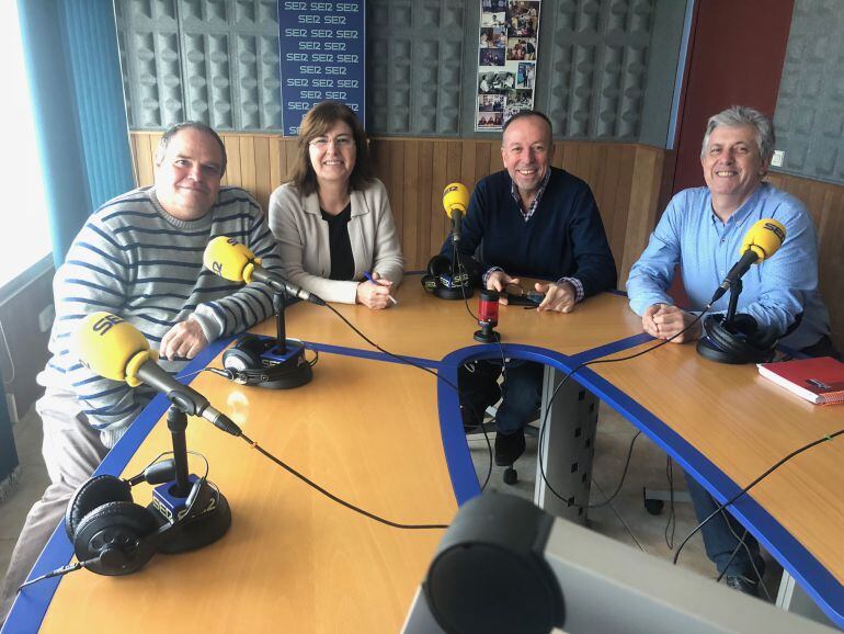 Aitor Morrás, Pepa Costa, Joan Serra y Enric Casanova