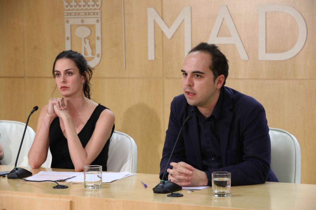 Rita Maestre y José Manuel Calvo en una fotografía de archivo. 