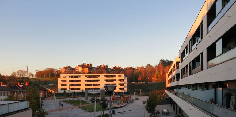 En esta plaza se ubicará la nueva escuela pública de Aiete