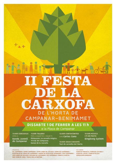 Cartel anunciador de la Festa