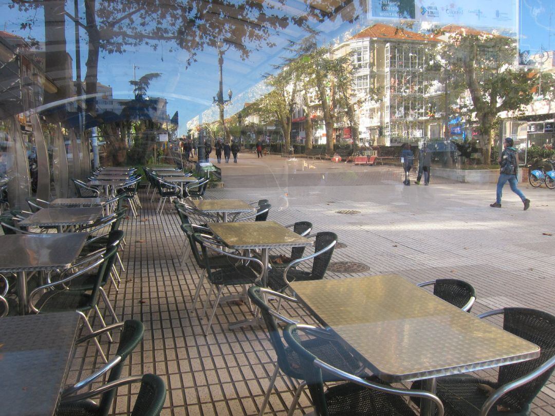 Imagen de archivo de una terraza