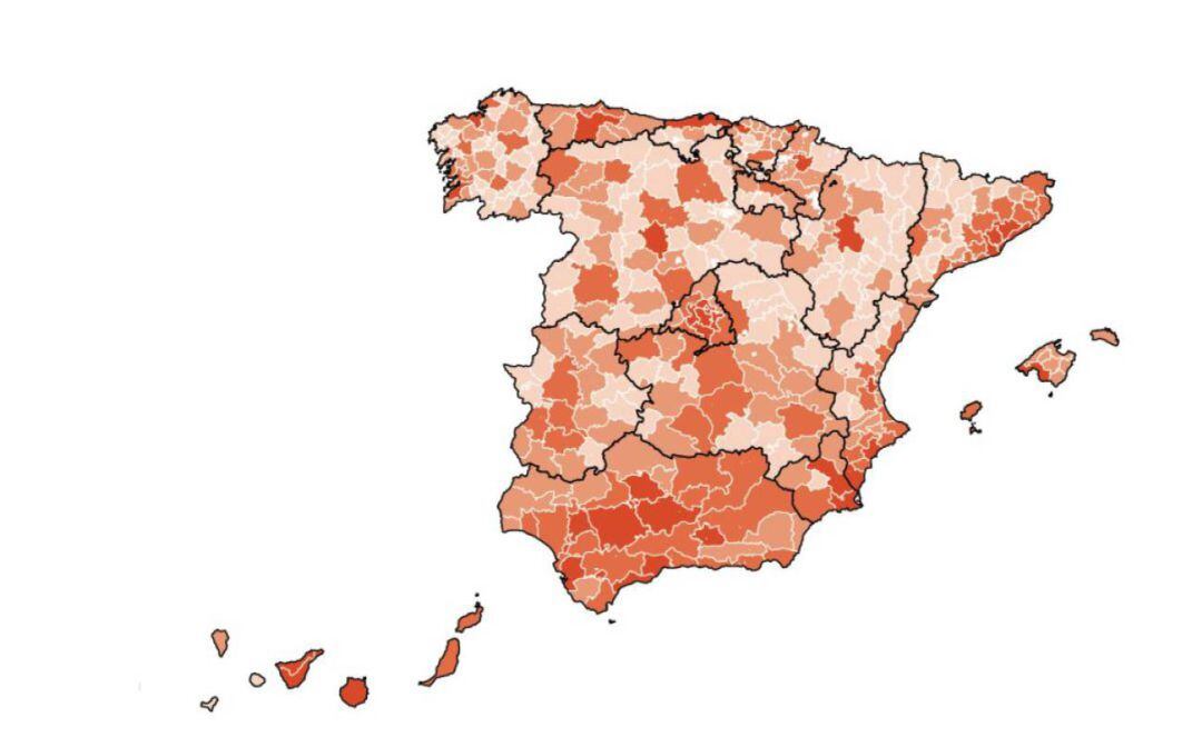 Mapa de una de las fichas