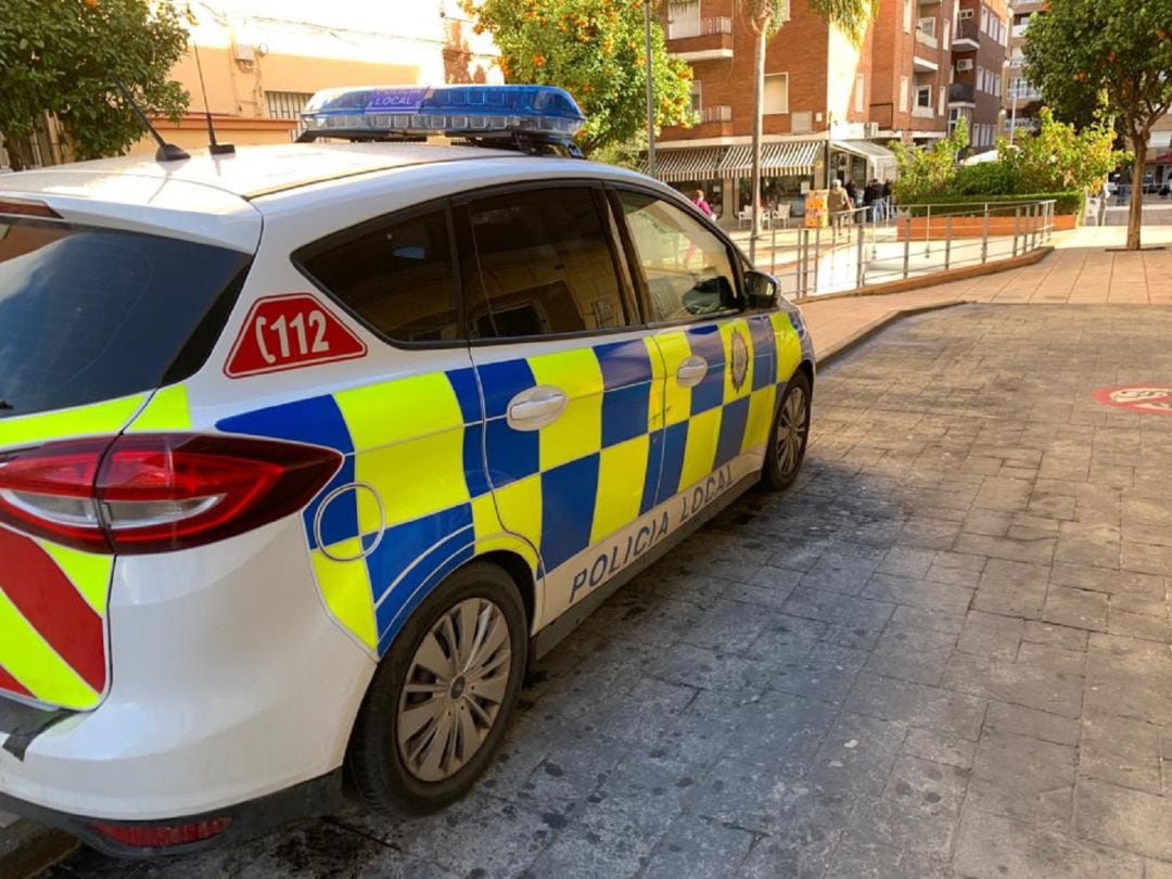 Un vehículo de Policía Local.