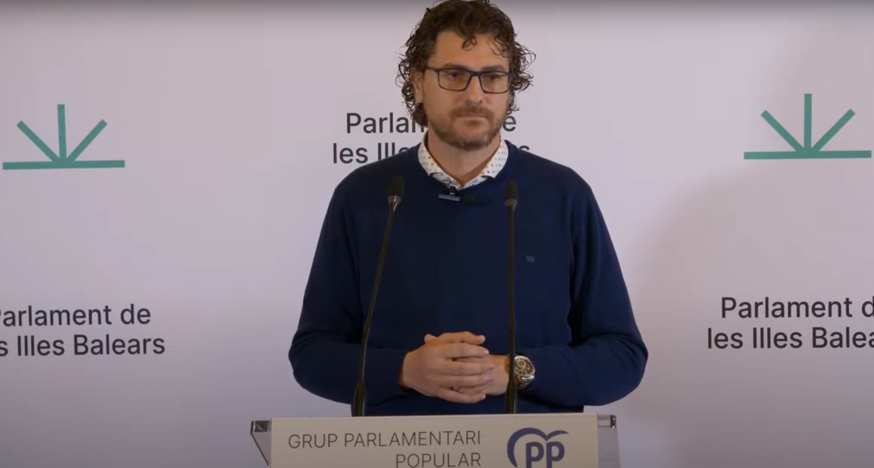 El portavoz parlamentario del PP, Sebastià Sagreras, en una imagen de archivo