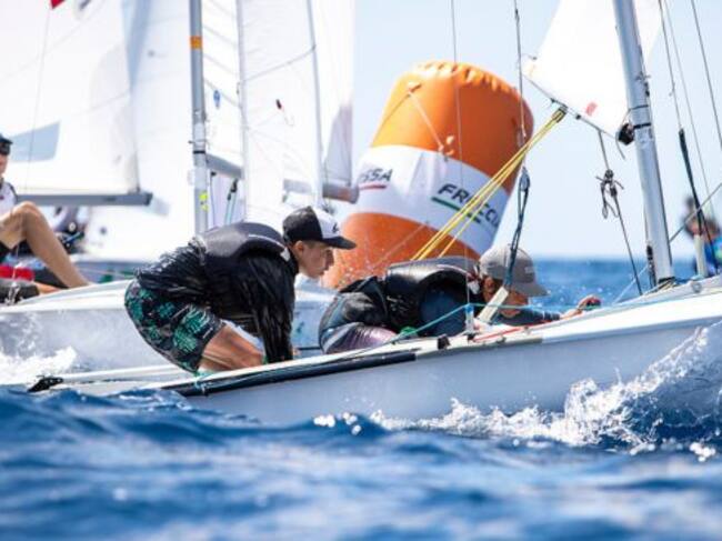 Miguel Ángel Morales Hernández y Alejandro Martín Corujo en plena competición.