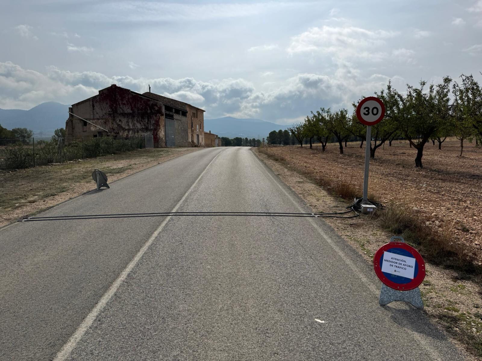 Medidores de tráfico instalados