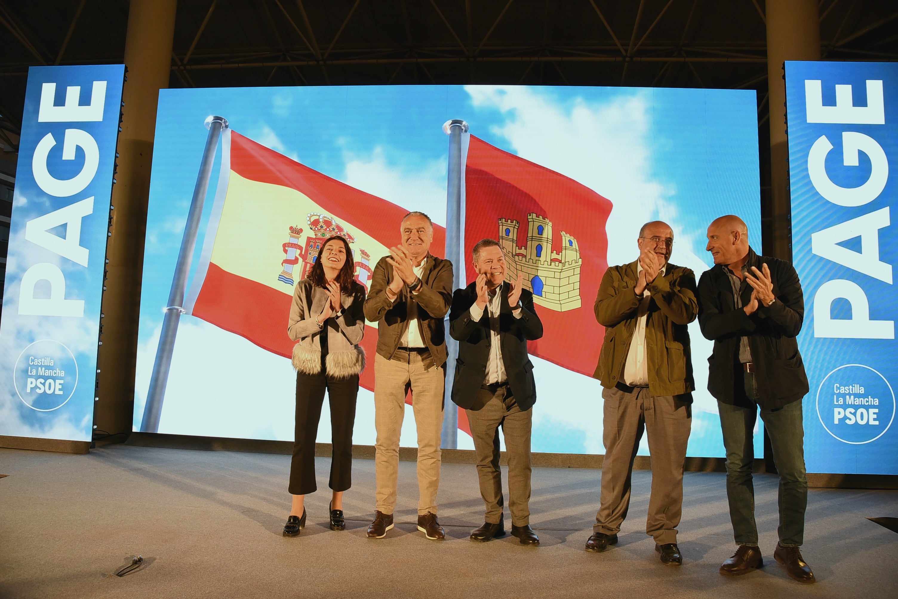 Acto electoral del PSOE de Castilla-La Mancha en Tarancón (Cuenca)