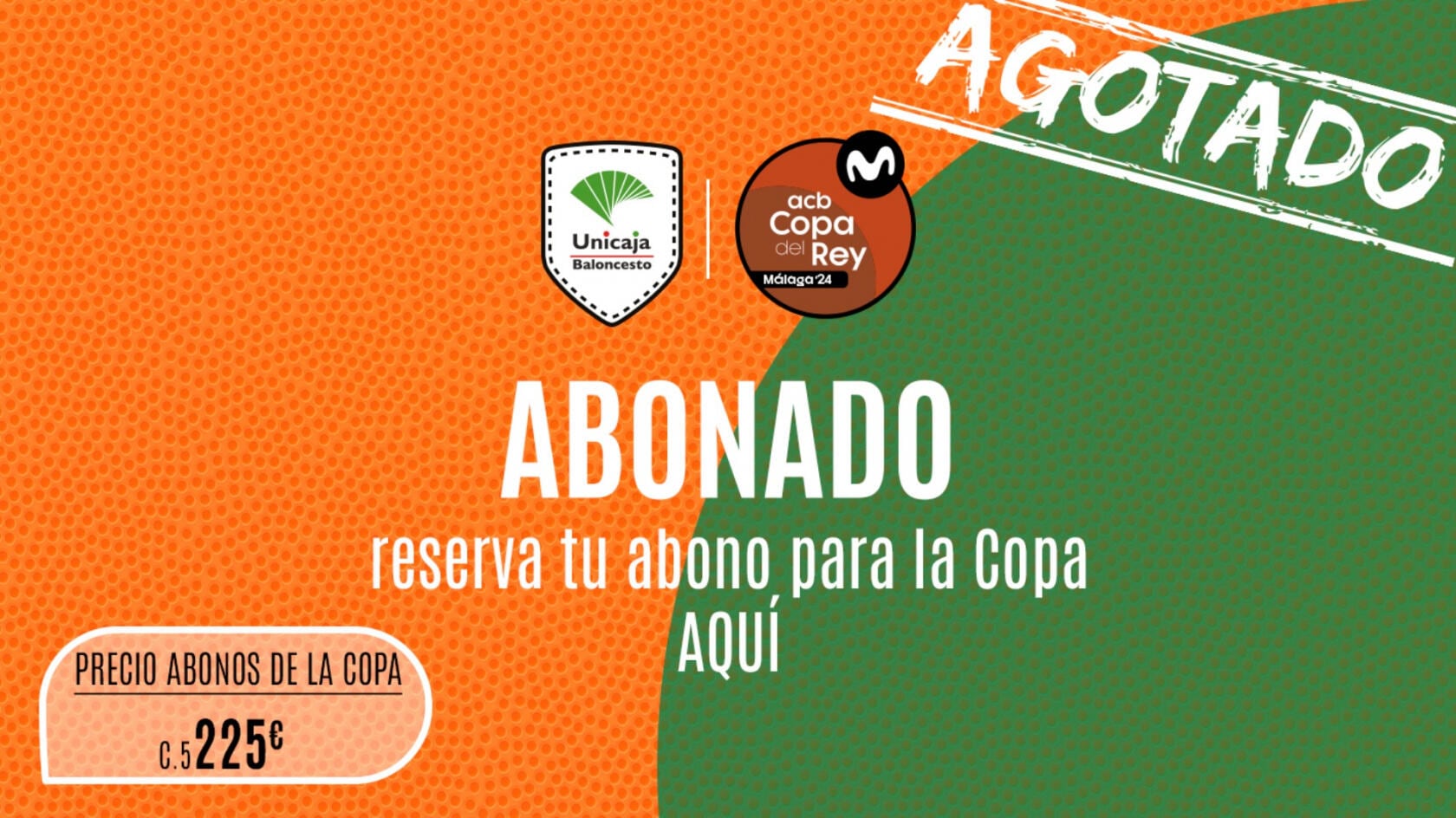 Los abonos para la Copa del Rey destinados al Unicaja agotados en unos minutos