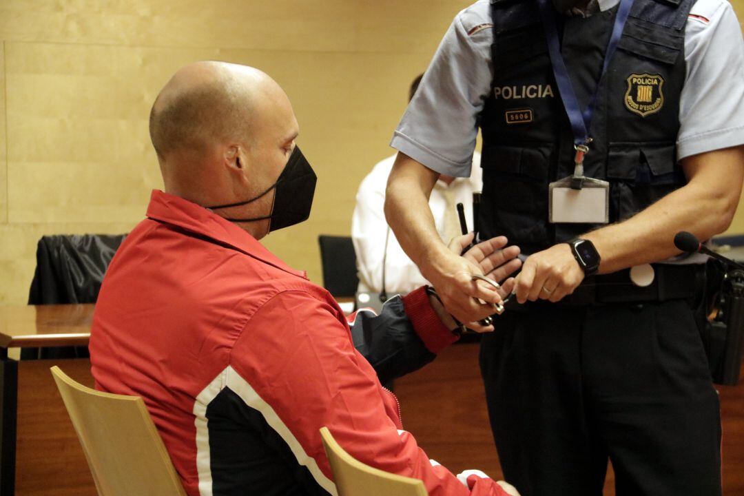 Imatge de l'ara condemnat, durant el judici.