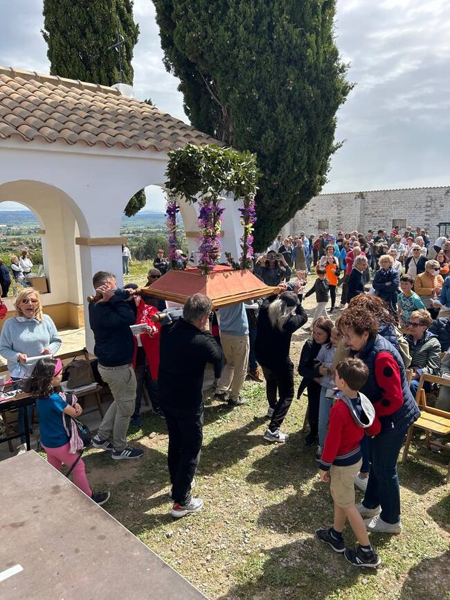 Romería a la ermita de Nuestra Señora la Virgen del Romeral en Binéfar