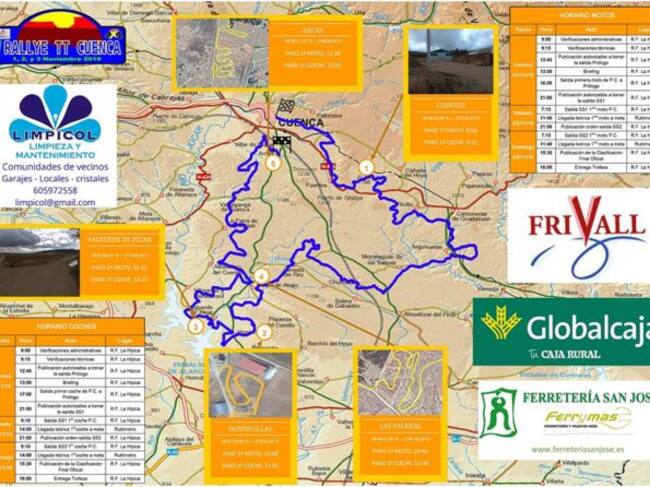 Toda la información de la prueba.