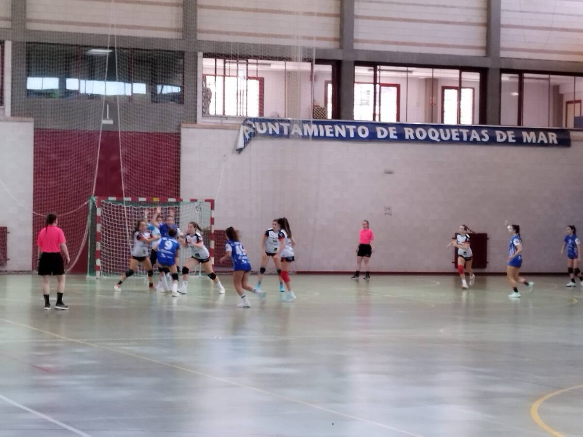 El Elda Prestigio infantil perdió por la mínima ante Fiscosur Roquetas (19-18)