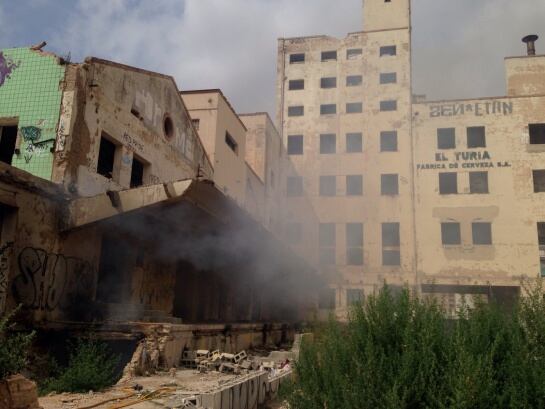 Incendio cervezas Turia