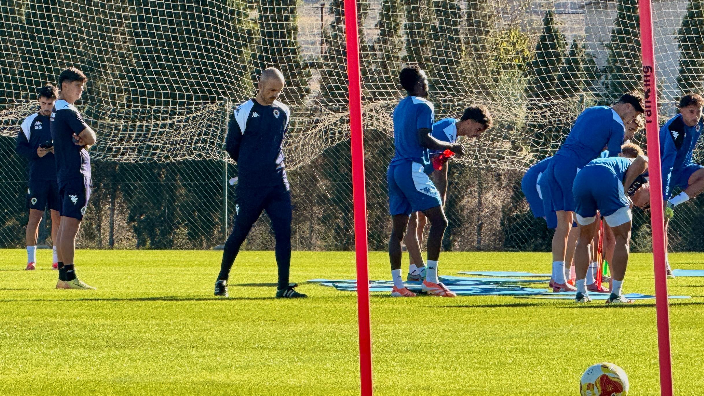 Beto Company, entrenador del Hércules, en las instalaciones de Fontcalent