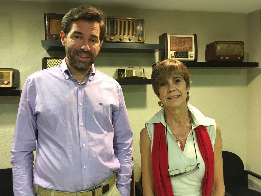 Javier Juárez (PP) y María Jesús Martín (Ganemos) de Tres Cantos