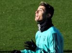 GRAF627 MADRID,12/1/2019.- El jugador portugués del Real Madrid, Cristiano Ronaldo, durante el entrenamiento que el equipo merengue realizó hoy en la ciudad deportiva de Valdebebas de cara al partido que disputarán mañana contra el Villarreal en el estadio Santiago Bernabeu. EFE/J.J.Guillén