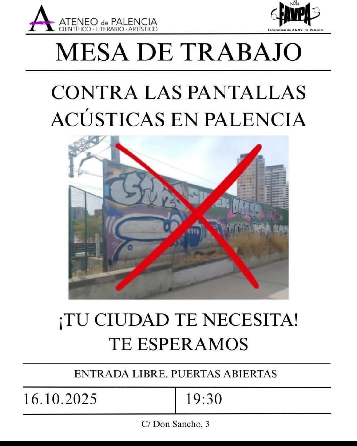 Cartel de la convocatoria