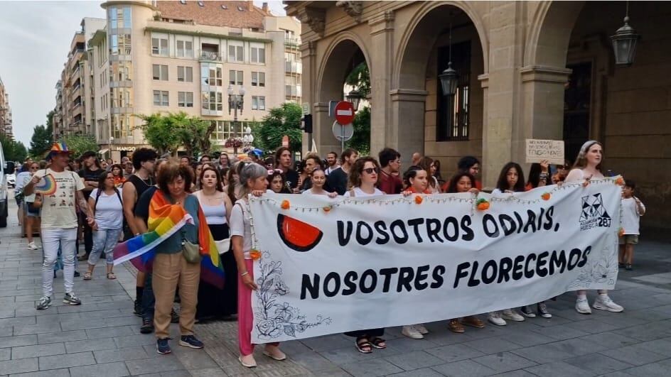 Manifestación del orgullo en Huesca el año pasado