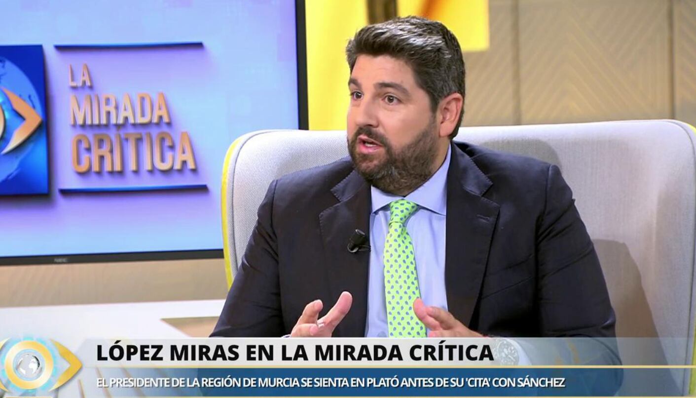 López Miras, sobre la reunión con Sánchez, en Telecinco