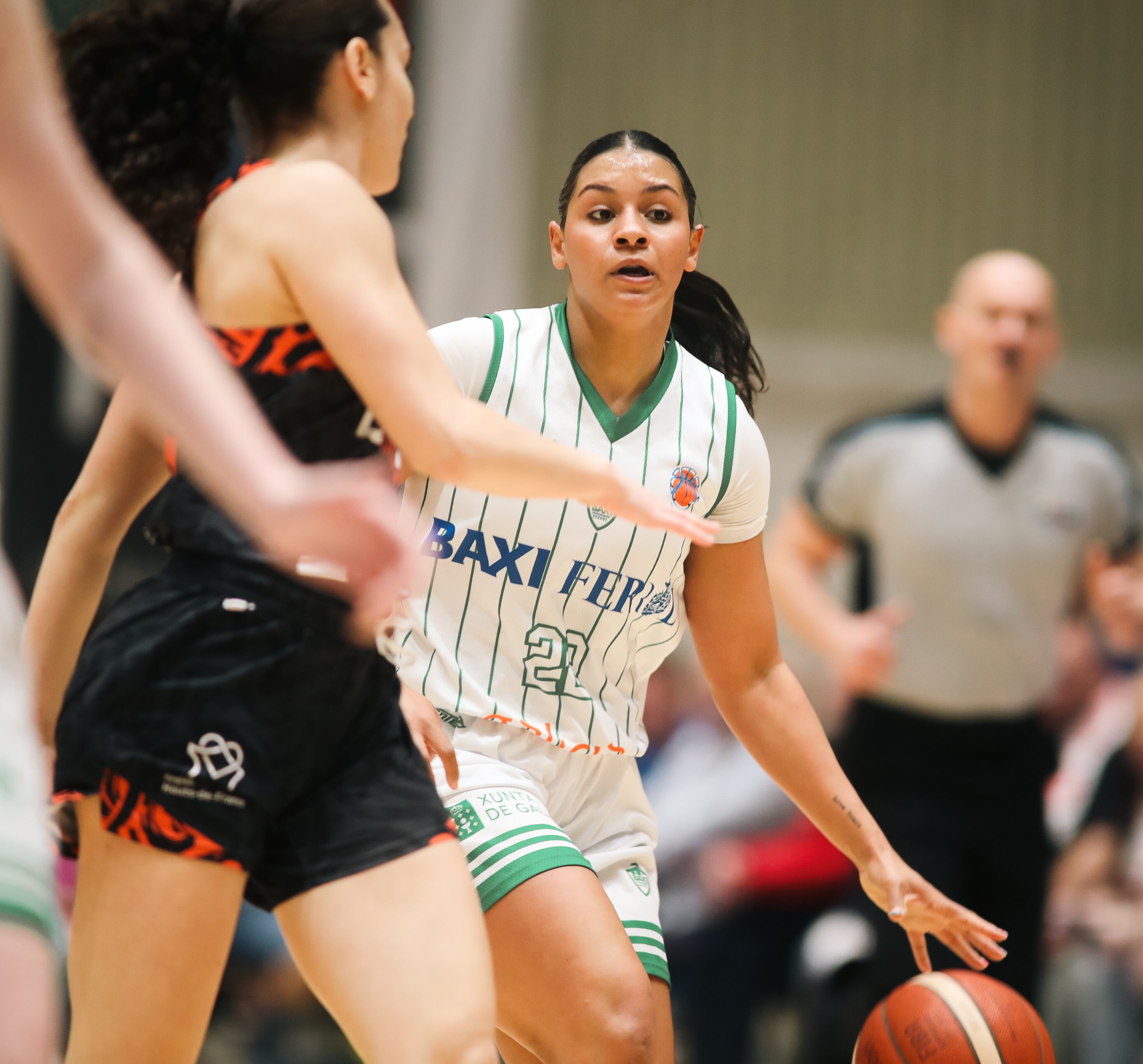 Imagen del Baxi-Villeneuve d´Ascq de la ida de la final de Eurocup en A Malata (foto: Mariño / Cadena SER)