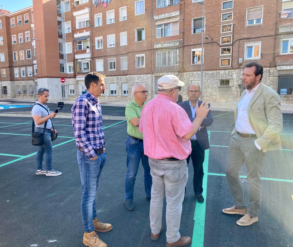 Óscar Puente en la presentación del nuevo aparcamiento