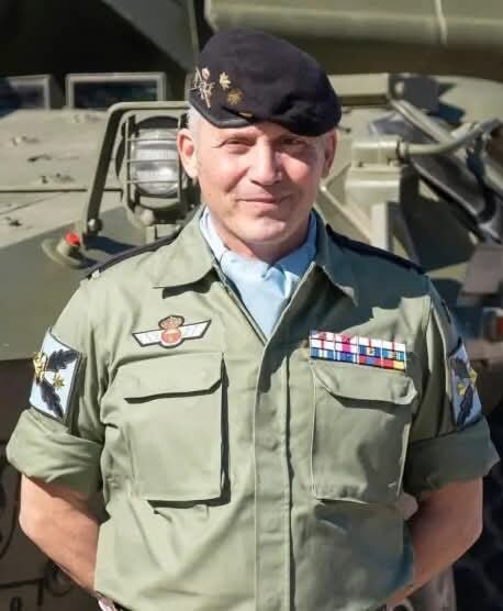 El militar barbastrense Álvaro Carreño