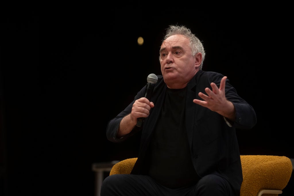 Ferran Adrià, en el congreso San Sebastián Gastronomika 2023.