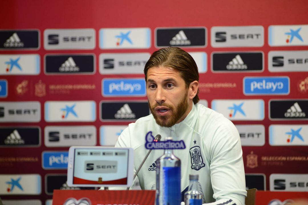 Ramos en rueda de prensa