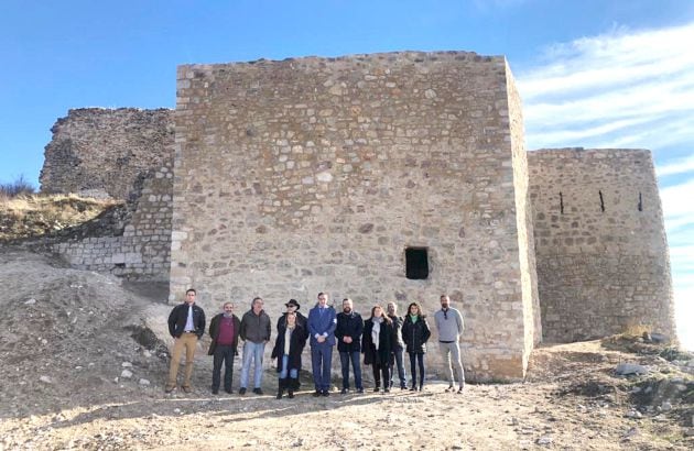 Castillo de rochafría tras la rehabilitación.