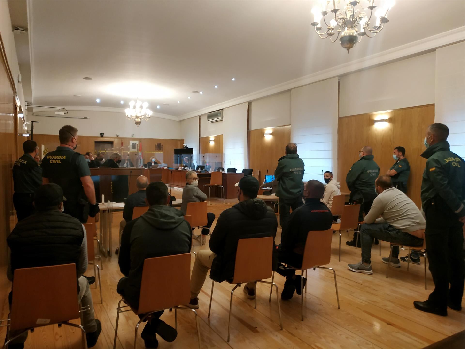 Los integrantes de la &#039;Banda del BMW&#039; comparecen en la Audiencia de Valladolid