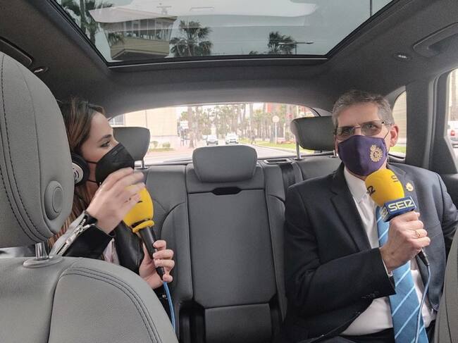 Francisco Pagán, Hermano Mayor de la Cofradía Marraja en la SER Cartagena. (Foto de archivo)