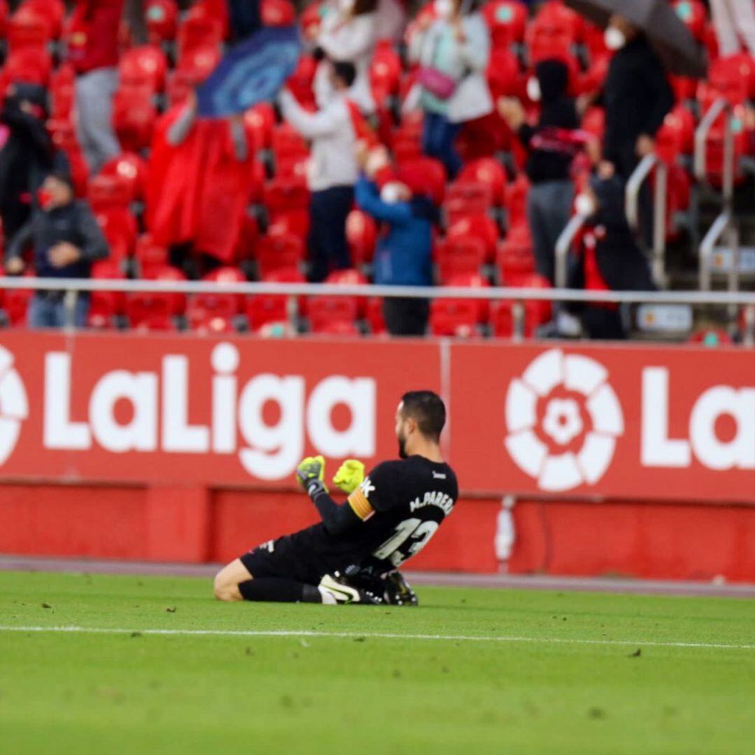 Miquel Parera repitió titularidad ante el Zaragoza.