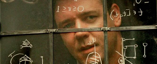 Cartel promocional de una 'Mente maravillosa'