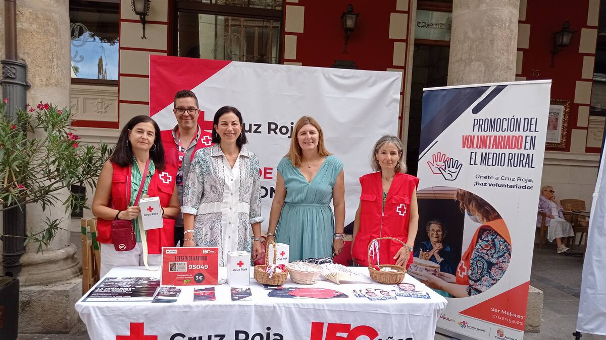 Cruz Roja Palencia celebra el Día de la Banderita en San Antolín