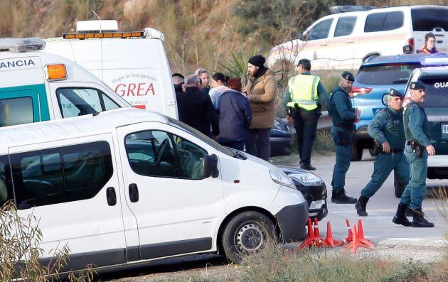 Familiares de Julen, el niño que cayó a un pozo en Totalán (Málaga)