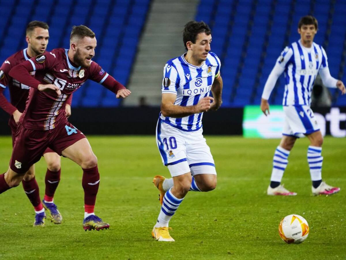 Mikel Oyarzabal se rompe, no jugará en Vitoria y es duda para Nápoles