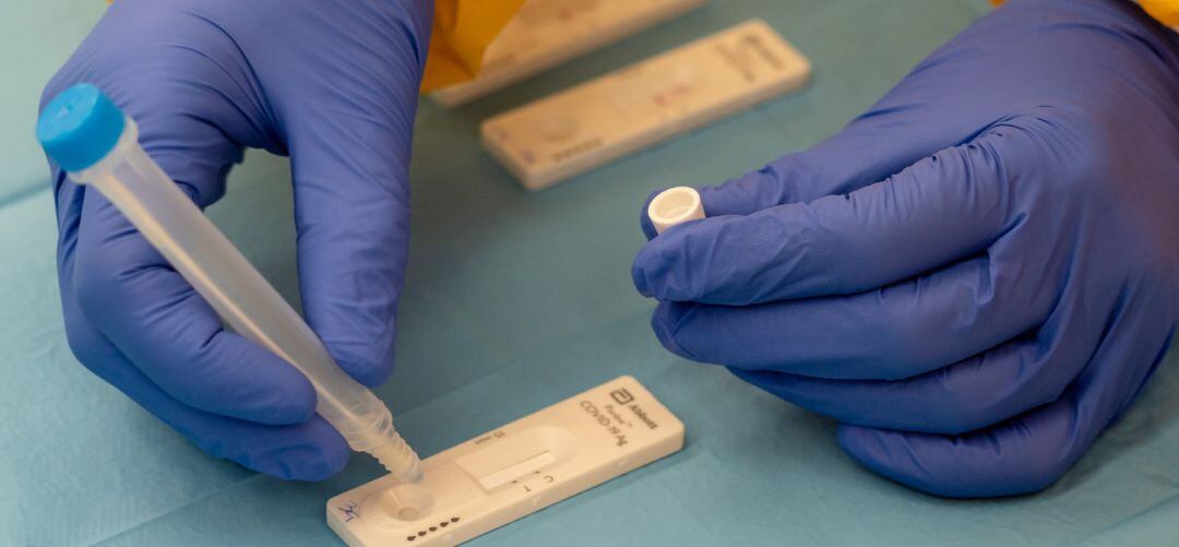 Archivo - pruebas de cribado de covid-19 con test de antígenos