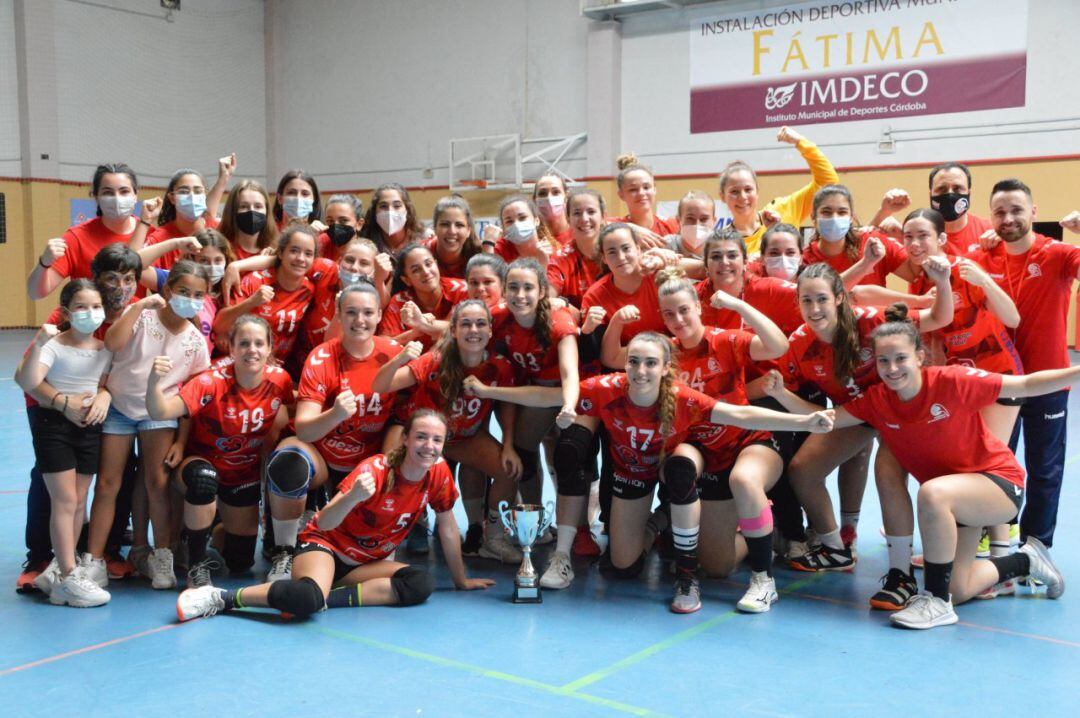 Plantilla del Deza Córdoba de Balonmano. 