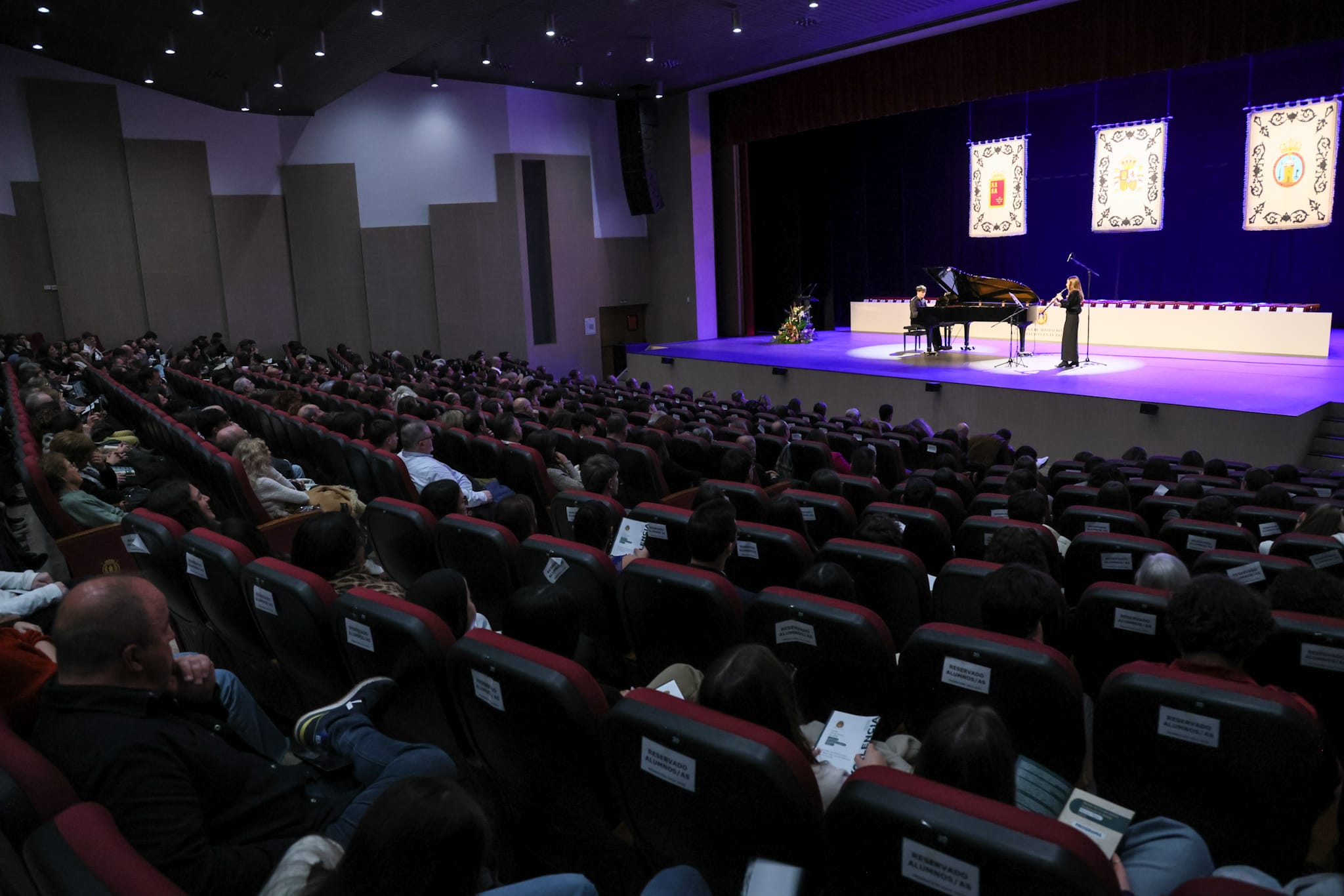 Reconocimiento a los estudiantes de Lorca en el Auditorio Margarita Lozano