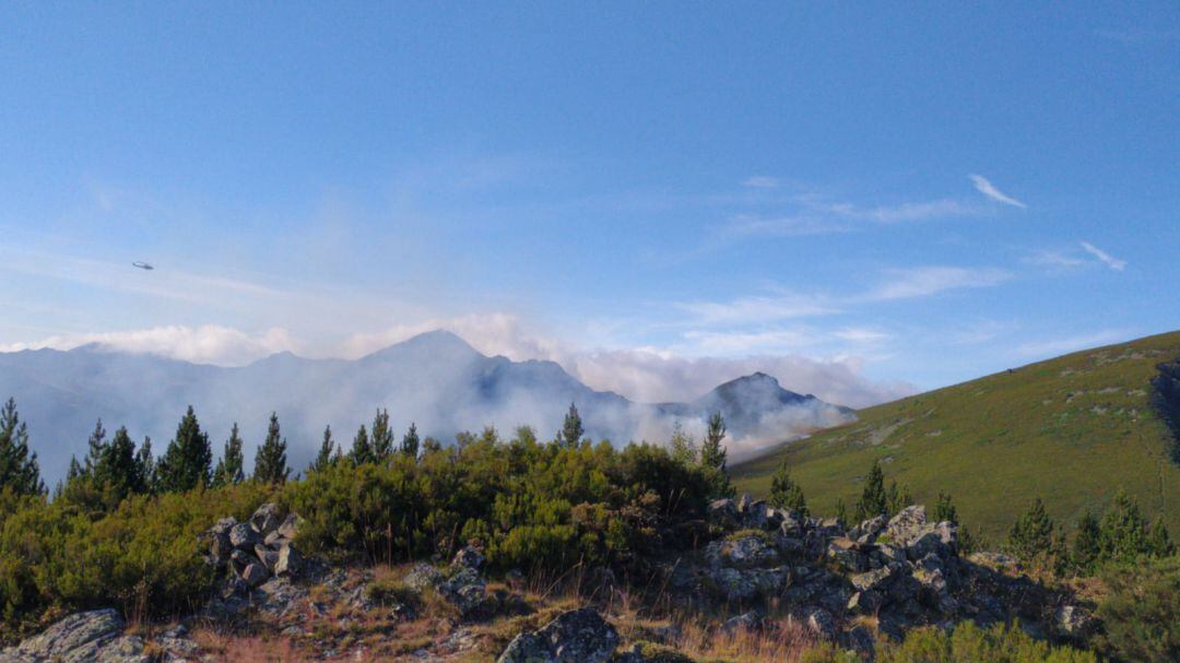 Incendio en Sosas de Laciana