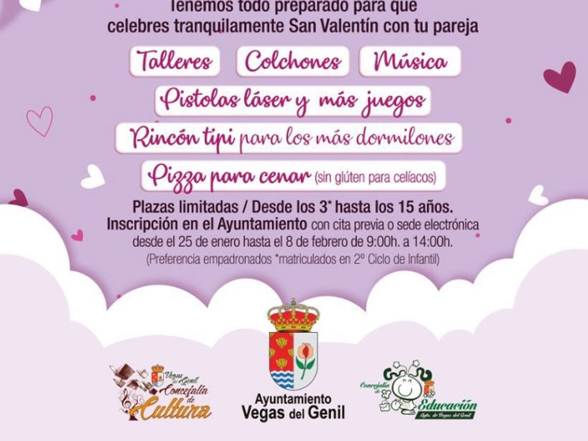 Salir a cenar sin niños por San Valentín es más fácil en Vegas del Genil