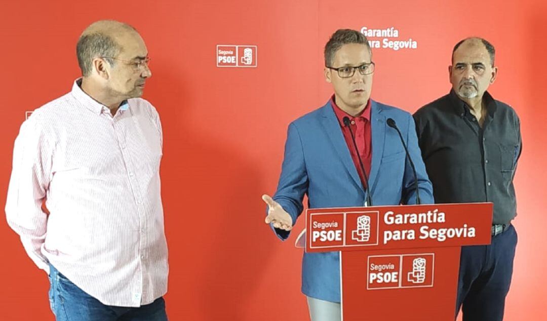 Los encargados de presentar la nueva herramienta José Antonio Mateo, Rubén García de Andrés y Francisco Viraz