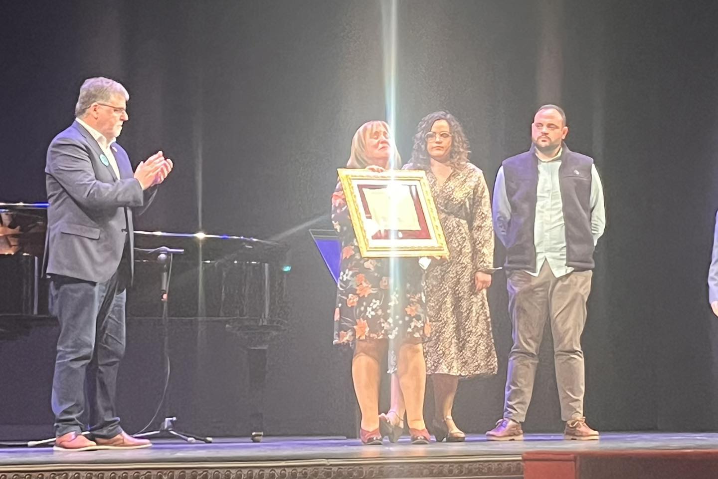 Entrega de la distinción