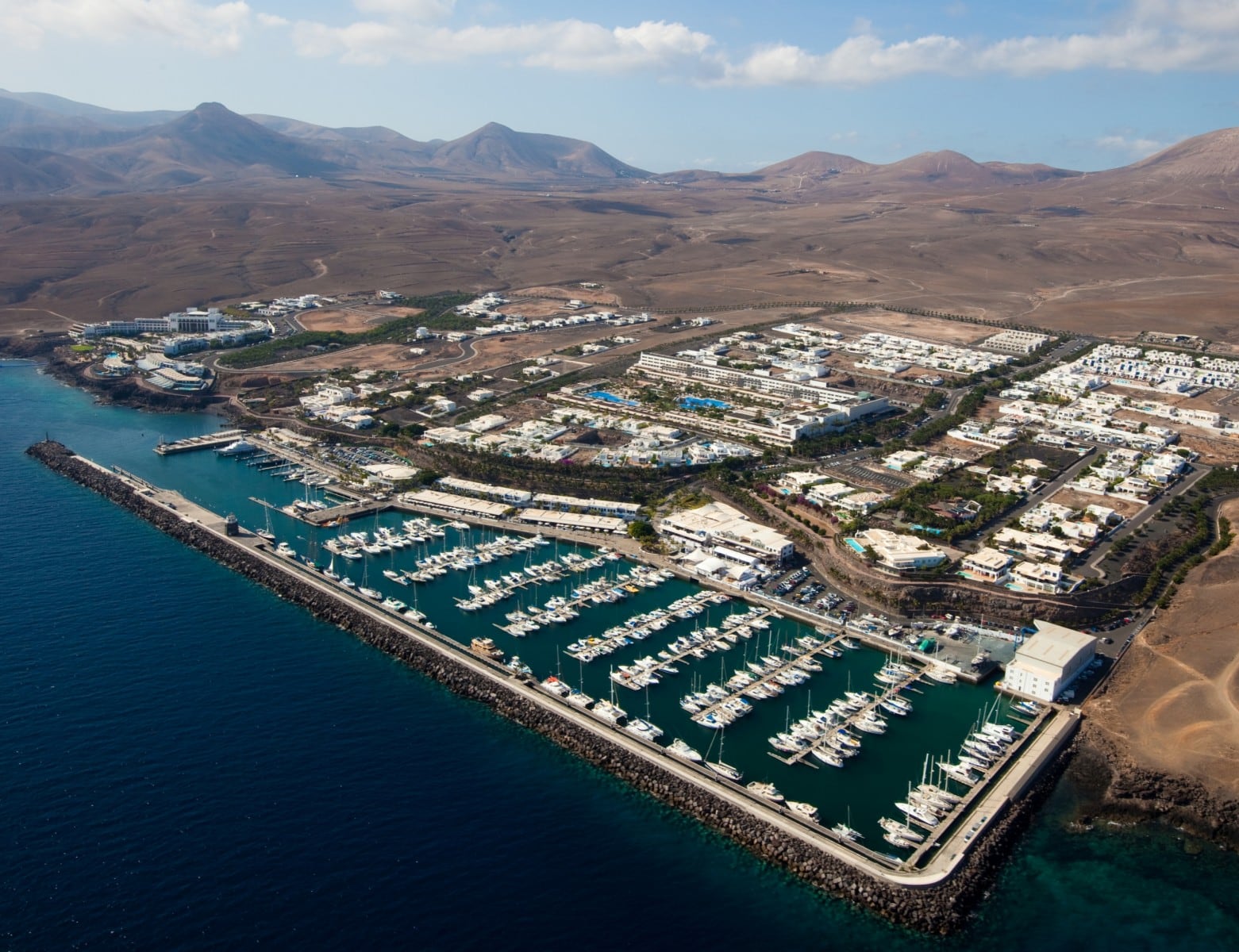 Vista aérea de Puerto Calero.